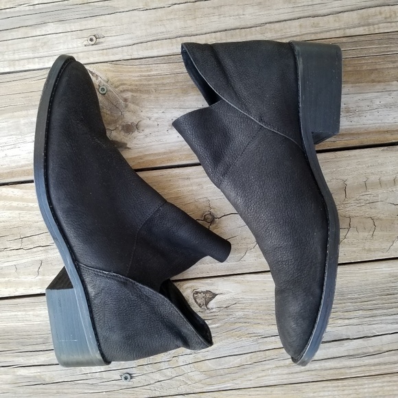Eileen Fisher Vero Cuolo Nubuck Ankle Boots Bootie - Picture 2 of 8